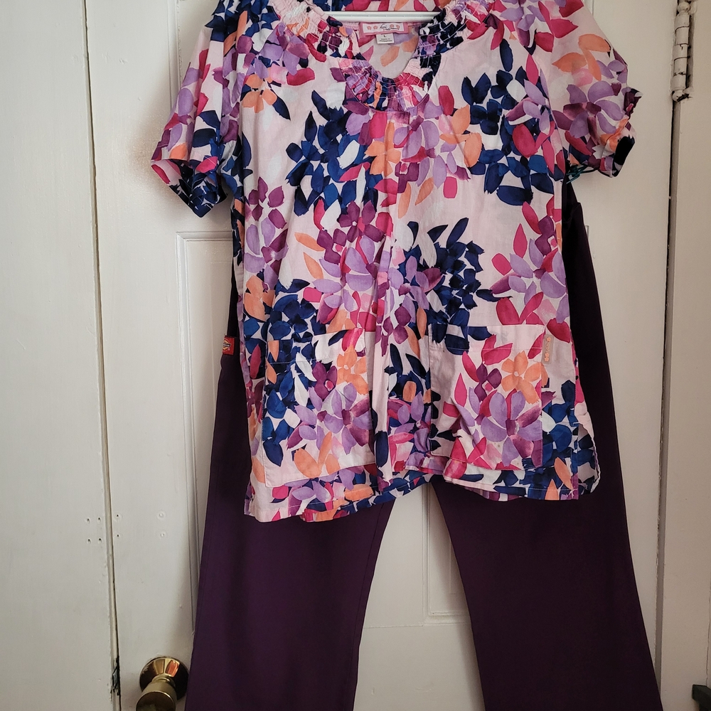 Koi Scrub Top With Dickies Scrub Pants